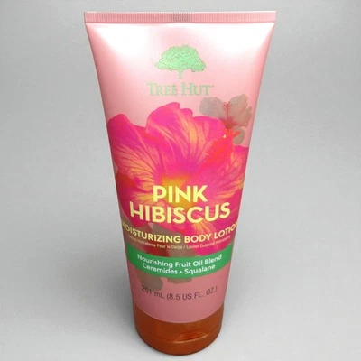 Loción corporal hidratante Tree Hut Pink Hibiscus ~ 8,5 oz 251 ml ~ Nueva Foto 1 de 3