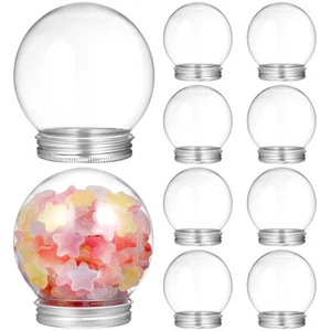 10pcs DIY Snow Globe Water Globe - 4 Inch Plastic Christmas Water Globes with... - Picture 1 of 9