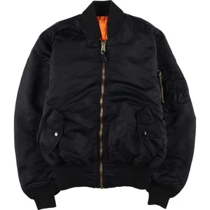 Vintage 90'S Alpha MA-1 style padded military flight jacket size S (men's) - Picture 1 of 12