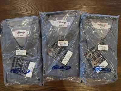 Juego de 3 nuevos con etiquetas. Manga corta Elbeco TexTrop2 talla 20. Charreteras grises con negras Foto 1 de 4