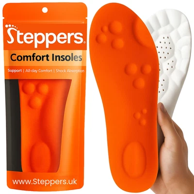 Steppers Comfort Boosting Massage Orthotic Insoles for Heel & Plantar Fasciitis - Image 1 of 4