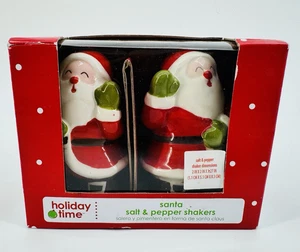 Salero y pimentero Holiday Time Santa nuevo en caja original LOTE 108 - Imagen 1 de 11