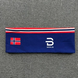 Björn Daehlie Norwegen Flagge Stirnband Einheitsgröße Langlauf Biathlon Thermo blau - Bild 1 von 7