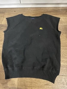 Vintage Burberry cardigan black small Japan edition - Picture 1 of 4
