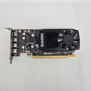 NVIDIA QUADRO  P600 2GB GDDR5 Graphics Card 4 X MINI DP - TESTED & BENCHMARKED - Picture 1 of 5