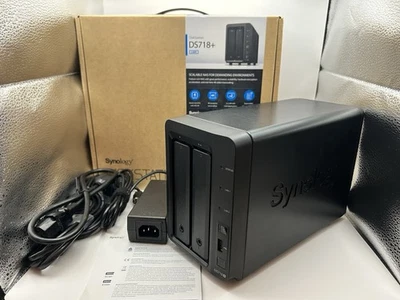 Synology DS718+ NAS DiskStation Upgraded 8 GB RAM 4 TB Seagate IronWolf NAS HDDs - Image 1 of 4