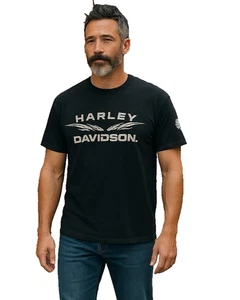 Harley-Davidson Men’s T-Shirt Sz L Black Hempstead NY Dealer Tee Short Sleeve - Picture 1 of 9