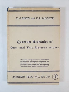Quantum Mechanics Of One- And Two-Electron Atoms ~ H.A. Bethe & E.E. Salpeter - Picture 1 of 13