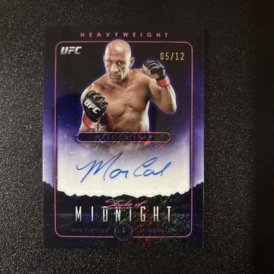 2024 Topps UFC Midnight Mark Coleman Stroke Of Midnight Auto /12 - Image 1 of 2