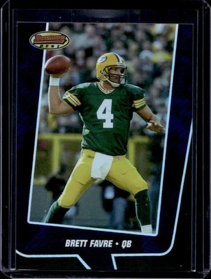 2005 Bowman's Best Brett Favre Blue #1321/1399 Packers - Image 1 of 2