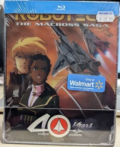 ROBOTECH: The Macross Saga/40 Yrs 1985-25/Steelbook (5 Blu-ray Discs, 2025) NEW - Imagen 1 de 1