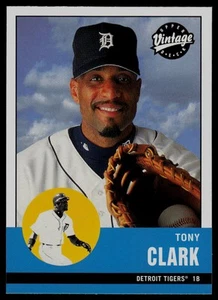 2001 Upper Deck Vintage #114 Tony Clark Detroit Tigers - Picture 1 of 2