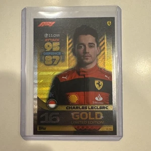 Topps F1 Turbo Attax 2022 Formel 1 LE 5G Charles Leclerc Gold Limited Edition - Picture 1 of 2