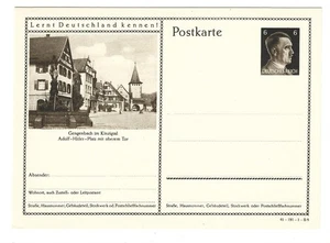 German Empire Complete Card P 304 Gengenbach DD 41-191-1-B8 ** - Picture 1 of 1