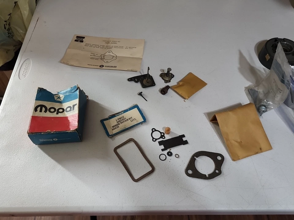 小型汽化器维修套件适用于道奇 1972 年 1973 年型号 NOS MOPAR 3683891 6-Cyl — 第 1/4 张图片
