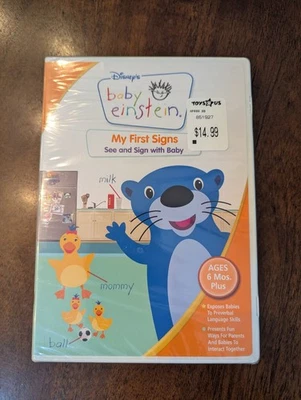 Baby Einstein My First Signs DVD 2007 Brand New Sealed Educational Program NEW Foto 1 de 2