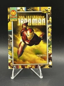 Invincible Iron Man #1 - 2025 Topps Chrome Marvel - Iron Man Gold SP - IM-7 - Picture 1 of 4
