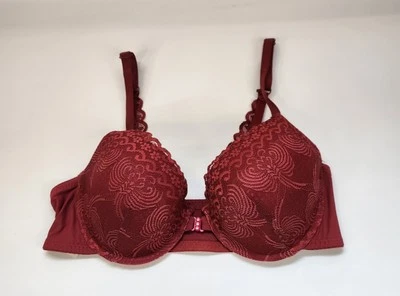 Sujetador Angelina Frontal Abierto Rojo Encaje 38C Trasero Encaje con Gancho en J Foto 1 de 4
