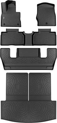 KARPAL Floor Mats Cargo Liner Fit for 2020-2025 Ford Explorer 6-Seat w/Captain - Image 1 of 4