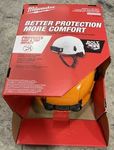 Milwaukee 48-73-1313 Orange Vented Helmet with BOLT-CLS C-Type 1, Type 2,Class C - Picture 1 of 2