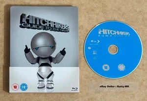 THE HITCHHIKER'S GUIDE TO THE GALAXY - (UK) BLU RAY STEELBOOK (READ DESCRIPTION) - Picture 1 of 9