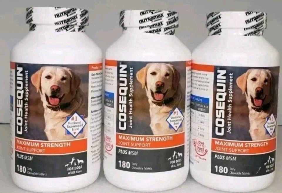 Lot Of 3 Cosequin Plus MSM Joint Health Supplement 180 x 3  Tablets Exp 2027 - Image 1 of 1