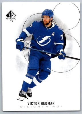 2020-21 SP Authentic Victor Hedman Tampa Bay Lightning #3 - Image 1 of 2
