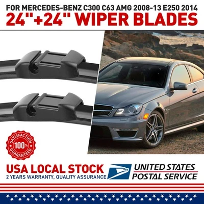 Limpiaparabrisas delantero para Mercedes-Benz C250 C350 2014-2015 24" 24" Foto 1 de 4