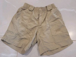  AFTCO 8" Inseam Tan Cargo Shorts Men's Sz 32 READ!! - Picture 1 of 5