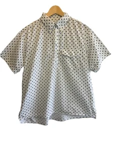 Engineered Garments Herren XL weiß Baumwolle Hemd gemustert Made in USA - Bild 1 von 17