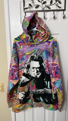 Sudadera con Capucha Teddy Fresh X Garcia Para Hombre 3XL Multicolor Psicodélico Gráfico Completo Foto 1 de 4