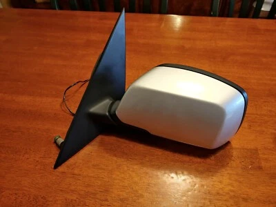 Espelho de porta elétrica lateral para motorista BMW X3 2007-2009 prata fabricante de equipamento original limpo - Imagem 1 de 4