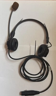 Telex PH-44 Dual Headset XLR 4-Pin Female audio video single side Tv - Image 1 of 4