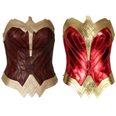 Mujer Maravilla Diana Príncipe Cosplay Corsé de Batalla Faldas Azules Traje de Armadura Foto 1 de 4