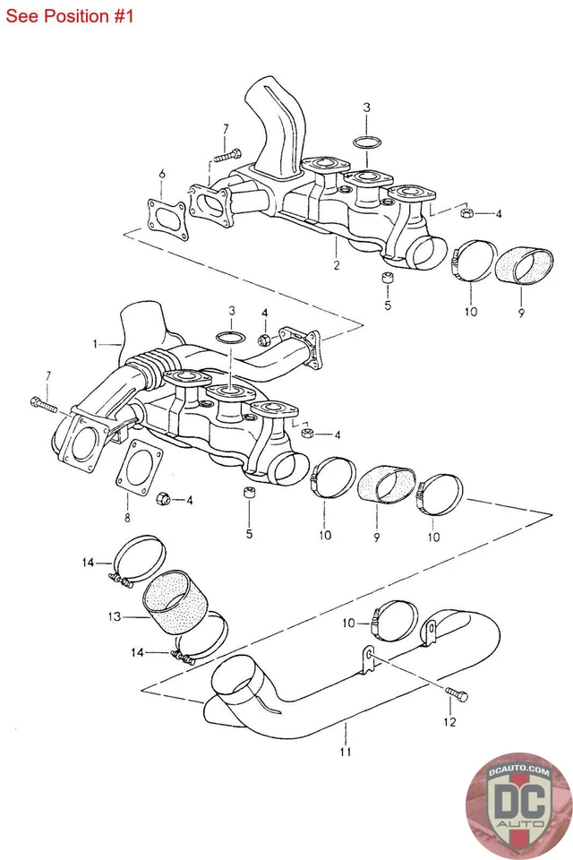 1990-1994 Porsche 911 964 Tiptronic Left Heat Exchanger 96421103932 Foto 1 de 1