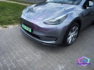 Spoiler anteriore labbro discreto per paraurti anteriore Tesla Y - Foto 1 di 8