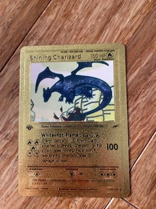 Shining charizard pokemon card 1995-2000 100HP vintage super rare first edition - Picture 1 of 2