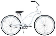 Firmstrong 26" Lady's Beach Cruiser Bike Single Speed White