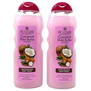 Eve St Claire Bath Essentials Coconut Shea Butter Scented Moisturizing Body Wash - Picture 1 of 3