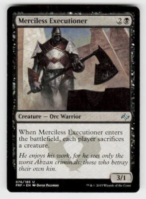 Fate Reforged #76 Merciless Executioner - Image 1 of 2