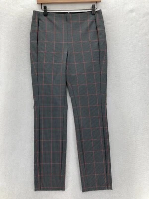 Rag & Bone New York Skinny Ankle Pants Women's 8 Gray Houndstooth Plaid Career - Image 1 of 4