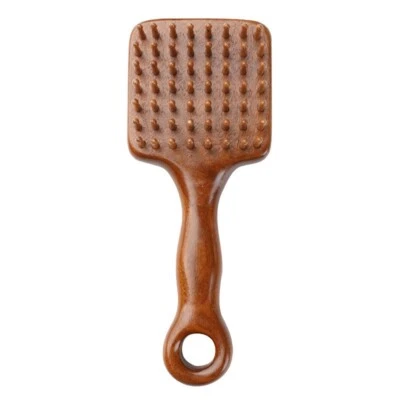 LOGOTIPO PERSONALIZADO-Peine de sándalo peine para barba masaje cepillo para el cabello cuerpo SPA herramienta regalo Foto 1 de 4