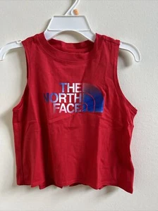 The North Face Big Girls Tie Back Tank Top Red S - Picture 1 of 4