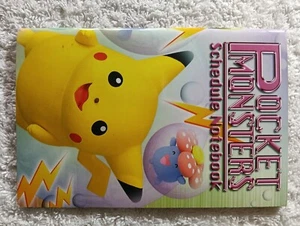 Pikachu Pokemon schedule Notebook Mini Shogakukan Appendix Japanese B5856 - Picture 1 of 15