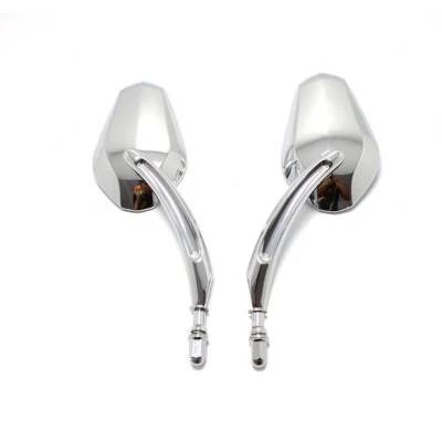 Chrome Motorcycle Rearview Mirrors For Harley Davidson CVO Street Glide Softail - Image 1 of 4