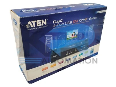 NEW ATEN CS1764A CubiQ 4-Port USB DVI KVMP Switch — 第 1/4 张图片