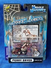 Muscle Machines Jesse James Penny Saved die-cast motorcycle 1:31 Scale