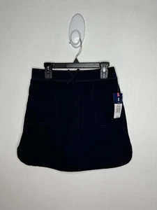 Izod Woven Skirt / Skort Girls Size 10 Navy School Uniform Elastic Waist Pull On - Picture 1 of 4