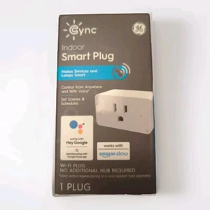 Cync by GE - Enchufe Inteligente INTERIOR - ASISTENTE Alexa / Google 2.4ghz INALÁMBRICO ~ ¡NUEVO! - Imagen 1 de 6