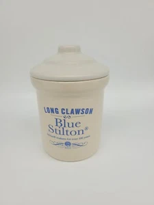 Long Clawson Blue Stilton Cheese Stoneware Lidded Pot London Pottery - Picture 1 of 6